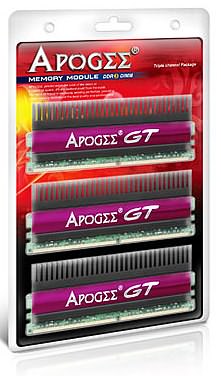 APOGEE GT triple-Channel DDR3 memory module kits